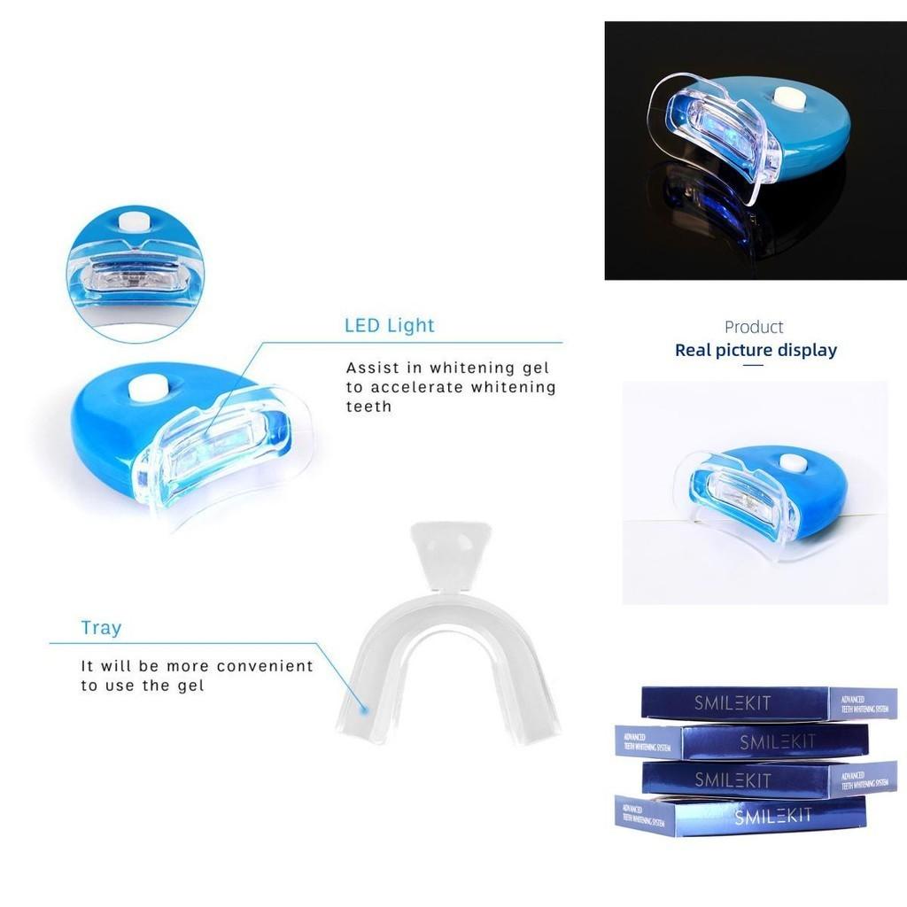 Wybielający Zestaw Uśmiechu Lampa Światła do Zębów Zestaw Wybielacz do Zębów Higiena Jamy Ustnej Biały