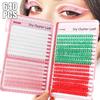 Color Diy Large Capacity Eyelash Book Natural Thick 640 Clusters D Song Segmented False Eyelash Set