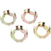 Replacement Trailer Spindle Nut Retainer, Metal Secure Fixation Wheel Spindle Nut Retainer, 4Pcs for EZ Lube Jam Nut 2 8K Dexter Axle, 6 191 6 190,