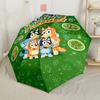 Bluey Bingo Adventures Outdoor Automatic Umbrella Compact 8-Rib Lightweight Compact Design All-Season Travel Elegant Women's Umbrella