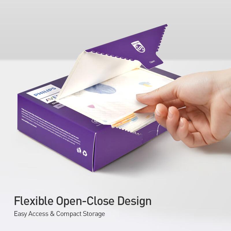 Philips Avent Disposable Baby Bib 3D Magic Bib 20pcs/box  Keeps Clothes Clean Easy to Use