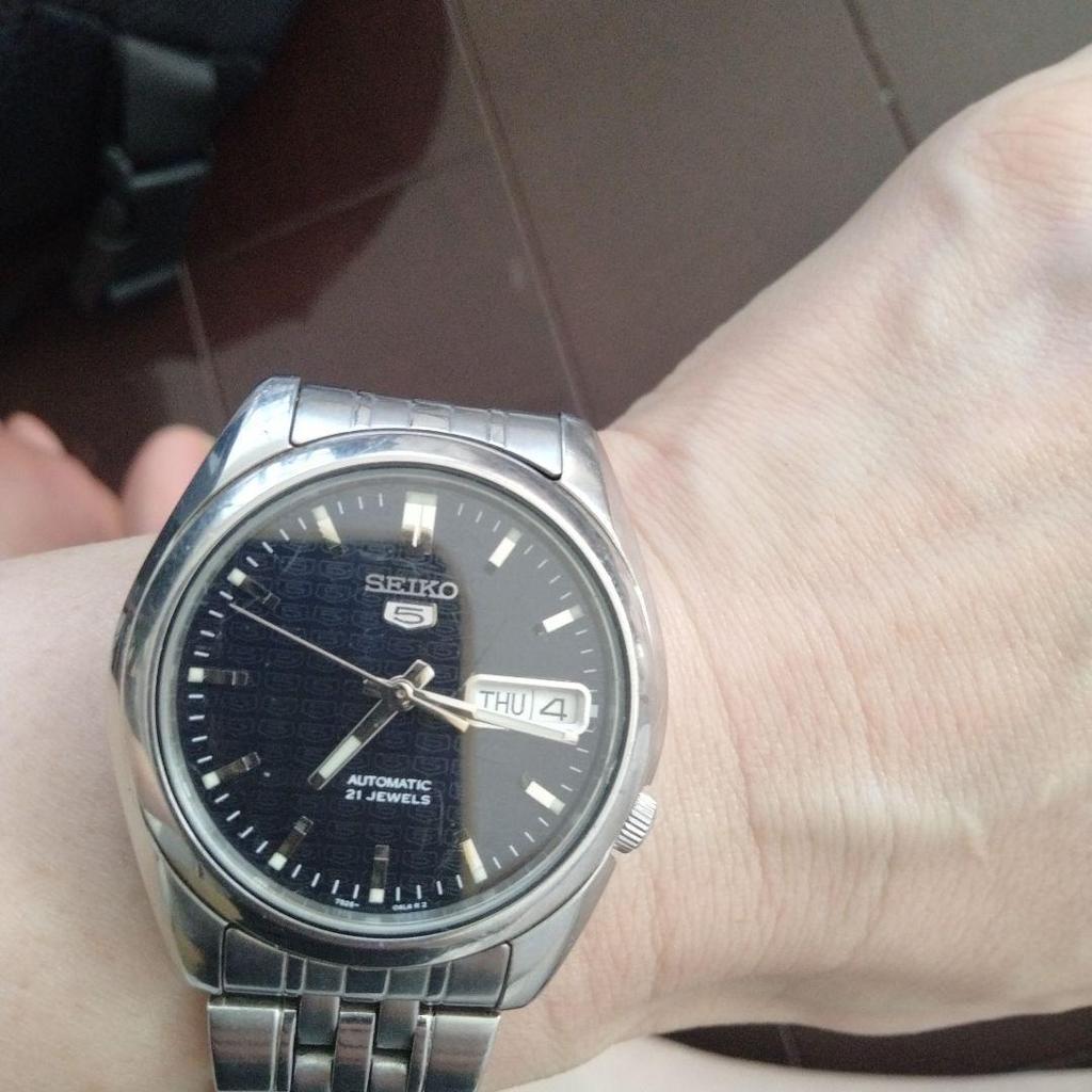 [USED] SEIKO 5 Automatic Watch Black