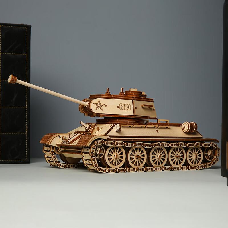 Chengchen DIY 3D Wooden Tank Puzzle