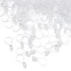 500 Pcs Transparent Clear Cabochon Pendants Flat Pad Pendants Bails  for Jewelry Pendant Making