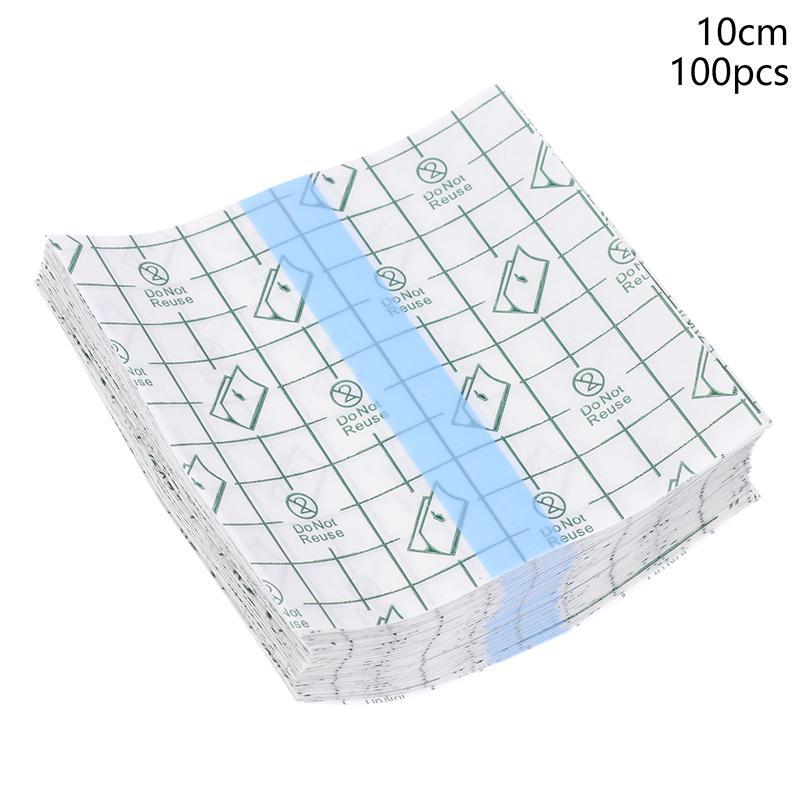 100Pcs Medical Adhesive Waterproof Tape Transparent Tape Pu Anti-Allergic Medicinal Wound Dressing Fixation Tape