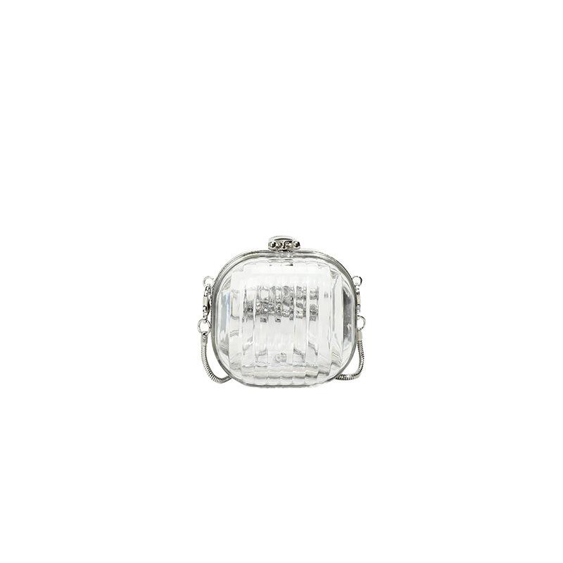 Acrylic box bag summer 2025 new fashionable transparent jelly bag women's versatile mini lipstick bag