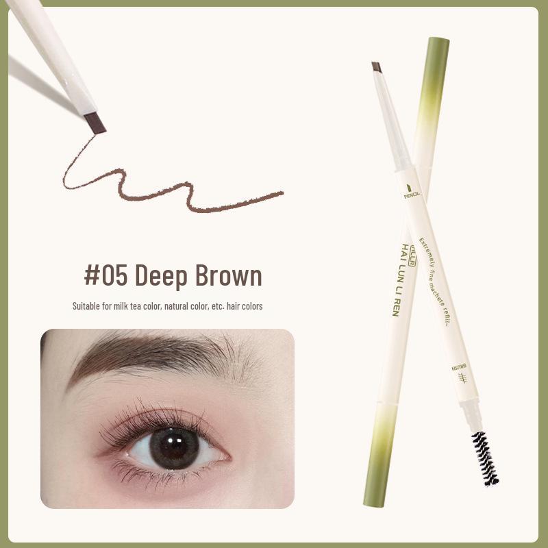 Helen Liren Doppelseitiger Augenbrauenstift: Wasserfest, Wischfest, Schweißfest, Langanhaltende Farbe.