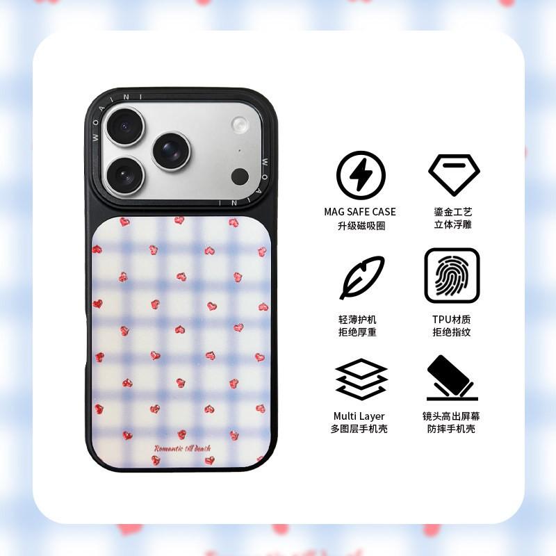 Magnetic Snap-on Aluminum Phone Case IPhone 17 Pro Max 16 15 14 13 Series Slim Protective Cover With MagSafe