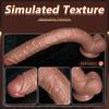 Realistic Long Dildo with Strong Suction Cup – Soft PVC G-Spot Stimulator, Strap-On Compatible, Adult Sex Toy for Women & Couples