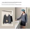 2025 Autumn/Winter Women's 100% Wool V-neck Sweater - Loose, Slimming, Versatile, Thick Knitwear