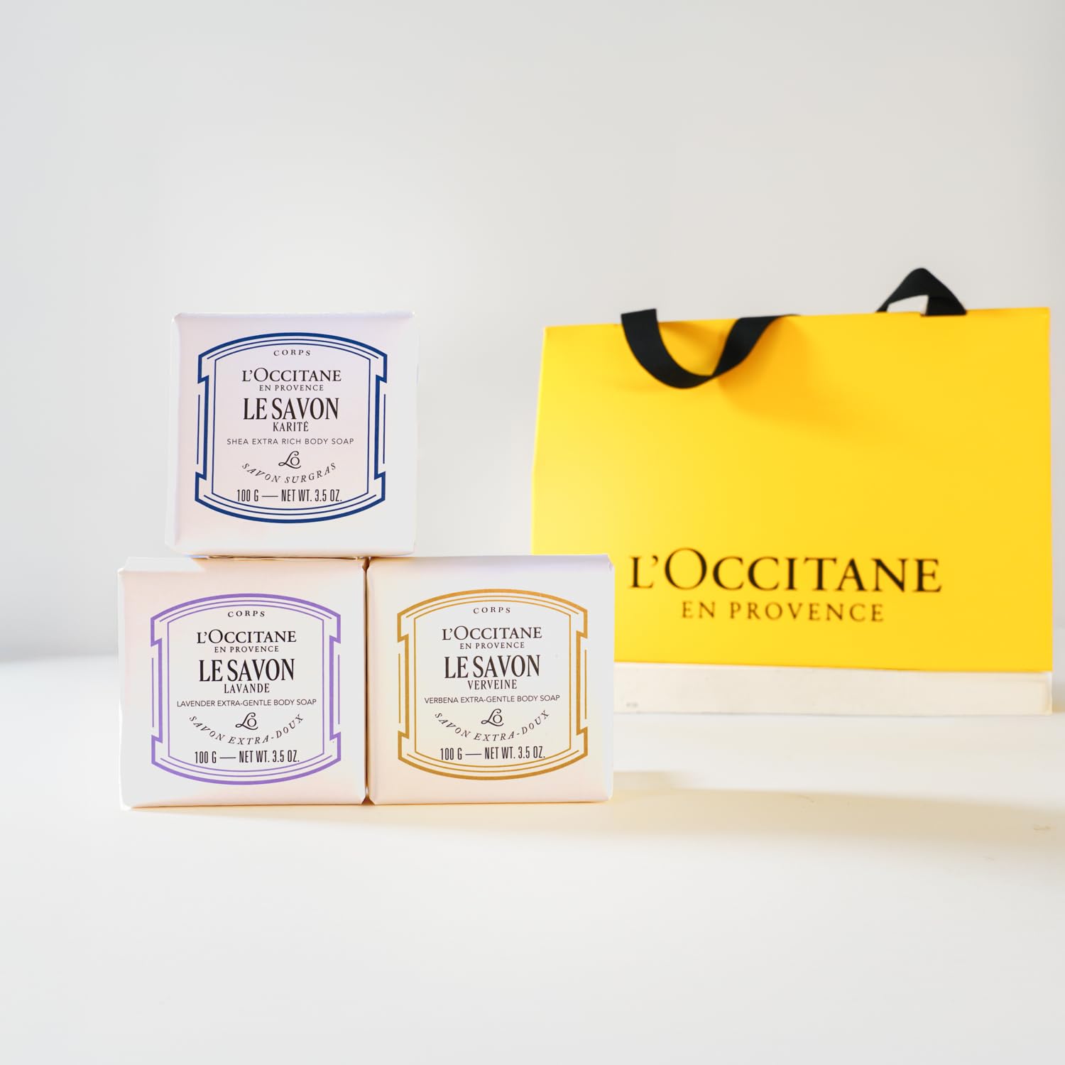 LOCCITANE Le Savon Solid Soap Gift Set 100g3 pieces
