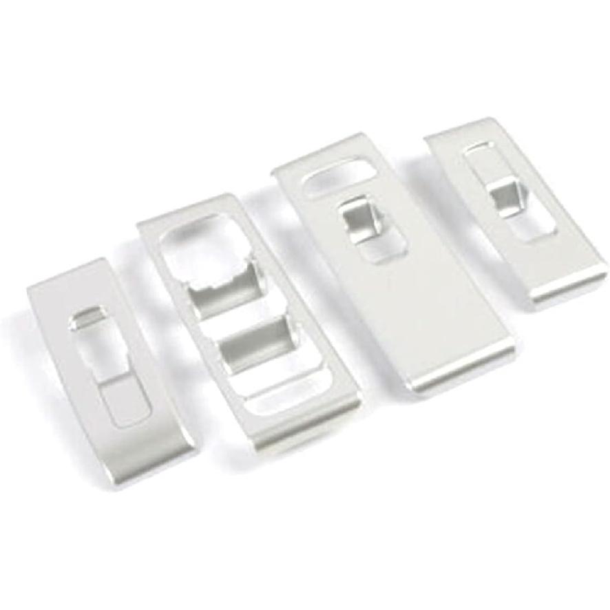 for Volvo XC40 2018-2020 Carbon Fiber Window Switch Lock Car Interior Frame Sticker Car Decoration Accessories(Carbon Fiber)