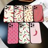 Chili Red Phone Case Silicone Soft For IPhone 17 16 15 14 13 12 11 X XR Plus Pro Max Plus