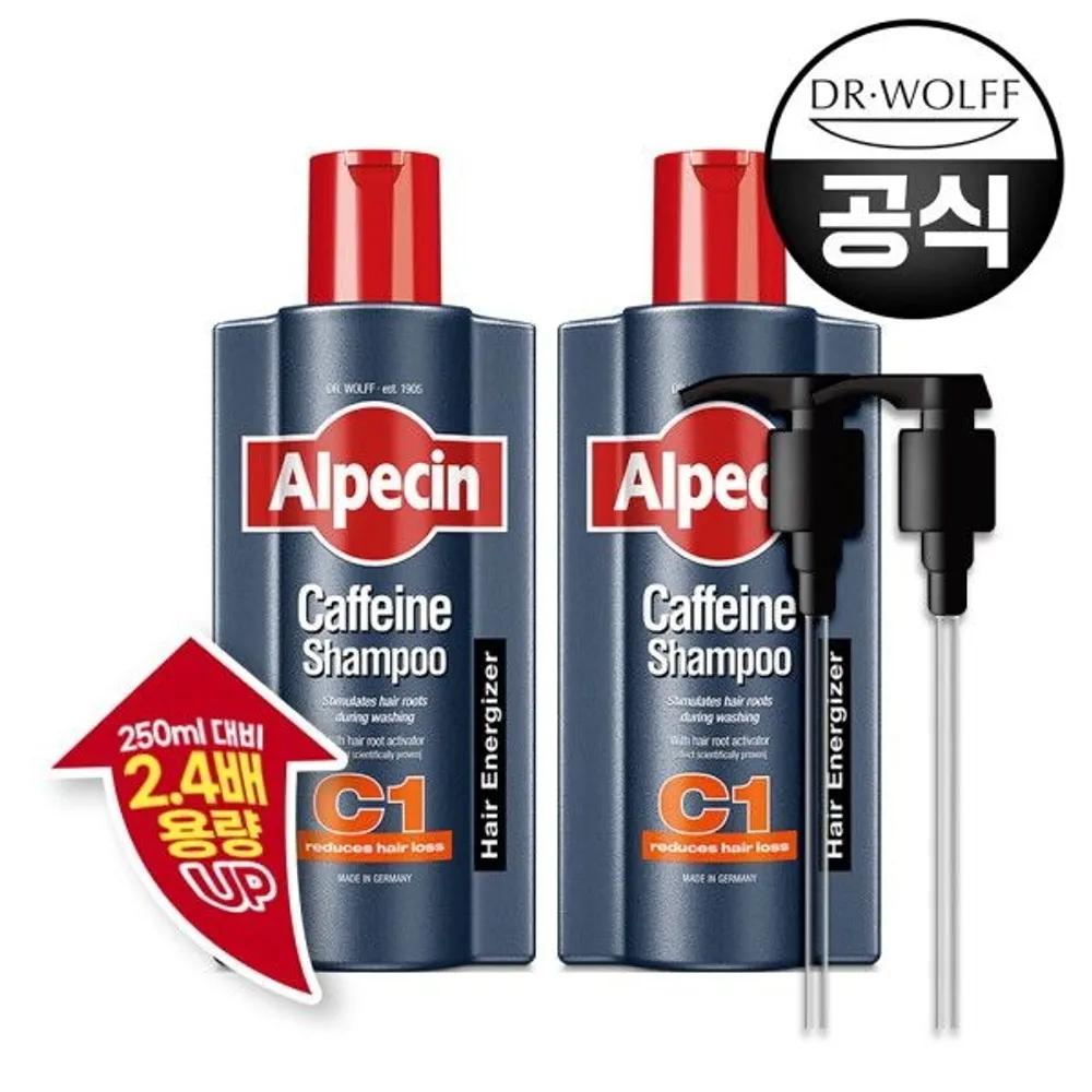 

[Alpecin] In Shampoo C1 (Hair Strengthening) 600ml x 2 (+2 Pumps Free Gift)