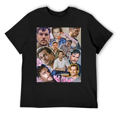 HENRY COLLAGE T-Shirt Summer 2025 Vintage T Shirts Sublime Basketball Graphic Tees Men Graphic T Shirts