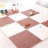 Wood Pattern Flooring Square Puzzle Living Room Rug Waterproof and Non-slip Stitching Mat Baby Sports Play Mat Decorative Carpet