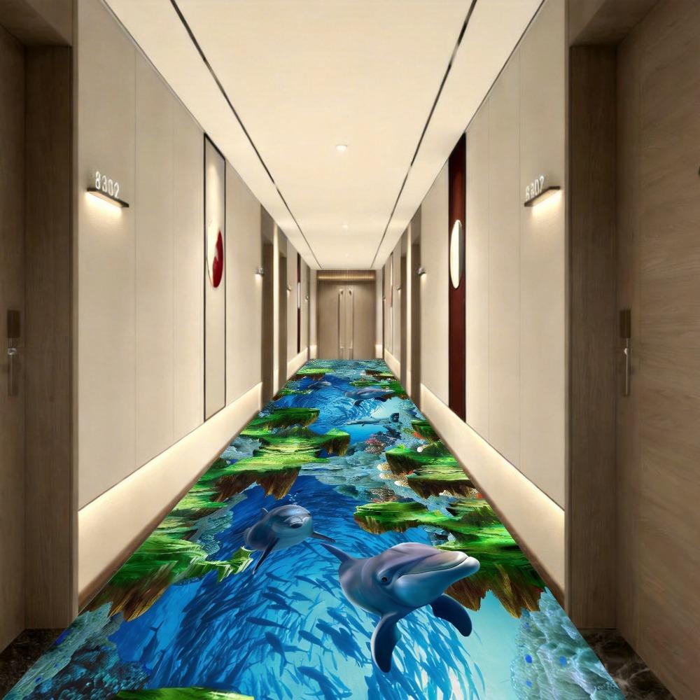 Nordic Abstract Villa Long Corridor Carpet Runner Hall Passageway Home Large Rug Stairway Comfortable Durable Washable Floor Mat
