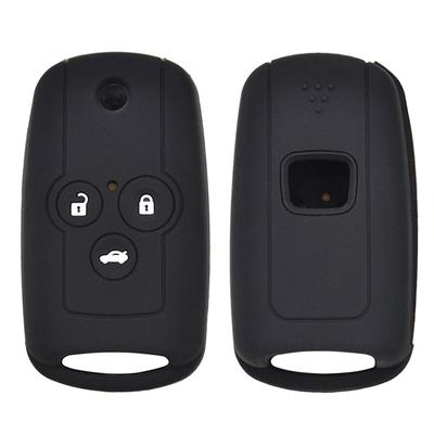 Silikon-Schlüsselabdeckung für Honda CRZ Accord Civic CRV Jazz Acura MDX TL TSX ZDX RSX Schlüsselanhängerhalter Fernbedienung Hautschutz Autoschale