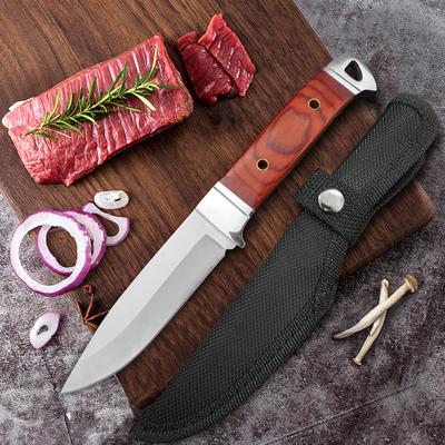 4 Inch Stainless Steel Kitchen Knife Handmade Forged Boning Knife Meat Cleaver Butcher Knife Wooden Handle Kitchen Accessories