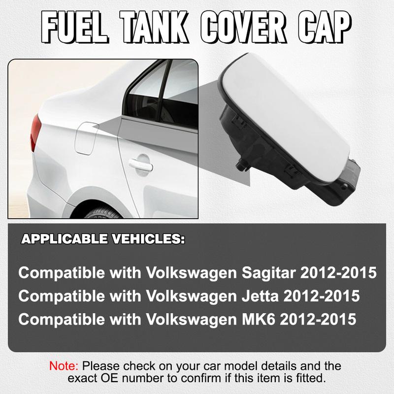 For VW Sagitar Jetta MK6 2012 2013 2014 2015 Car Gas Fuel Filler Flap Door Fuel Tank Cap Cover 5C6809857D 16D809857