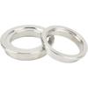 44mm Wastegate Flange Set, Wastegate V Band Clamp Set, Stainless Steel Inlet Outlet Weld Kit Replacemet for TIAL MV R MVR VBAND