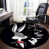 1pc Bugs Bunny Office Round Area Rug, Under Office Chairs Bedroom Living Room Home Decor, Room Deco, Available In Various Sizes