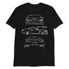 2017 Mustang Shelby GT350 Individuelle Umrisskunst Geschenk Street Racing T-Shirt
