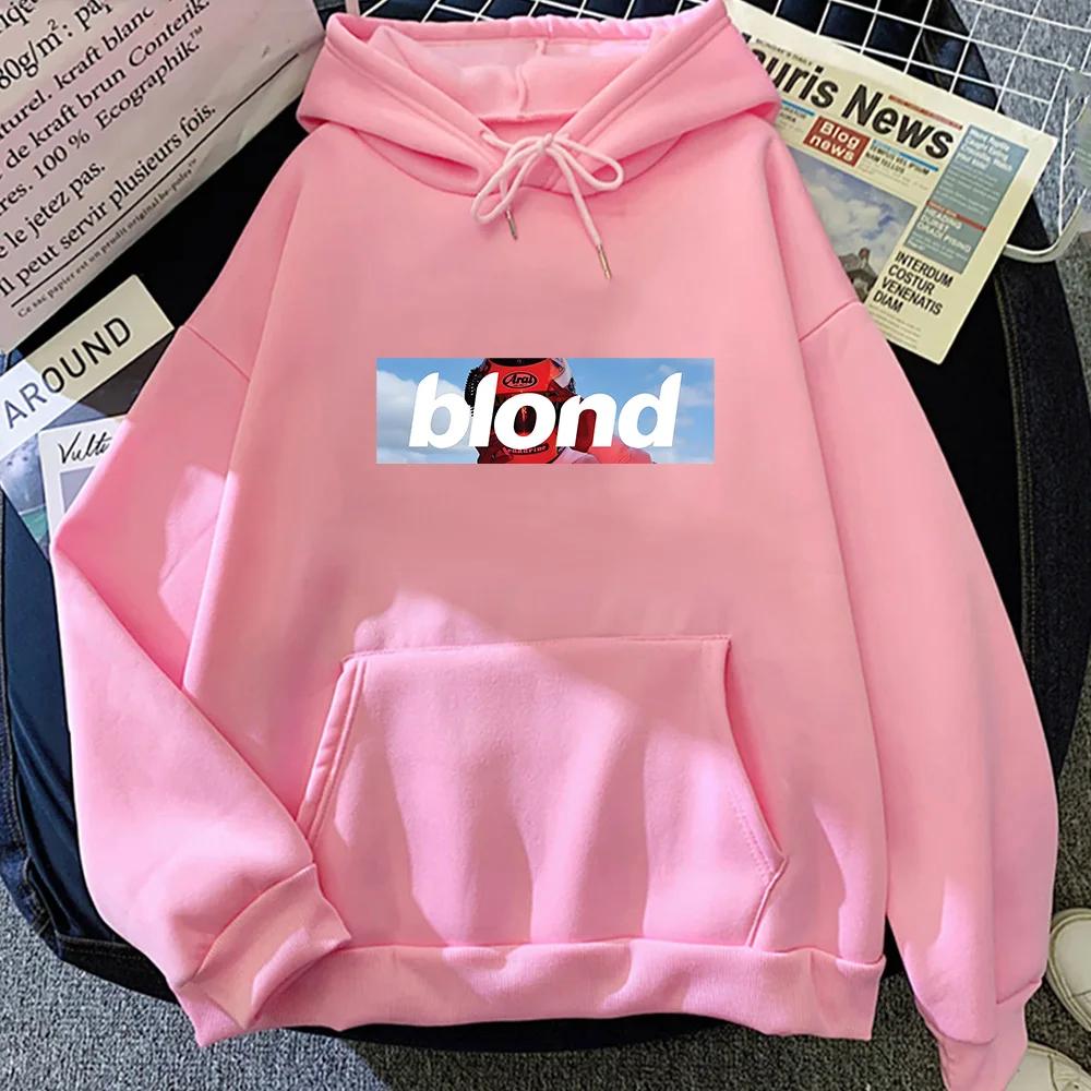 Frank O-cean Blond Mikina Pánska Ležérna Pulóver Jeseň a Zima Flísová Mikina Minimalizmus Potlačená Mikina Oblečenie