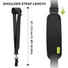 Black Gasoline Lawn Mower Strap Backpack Side Mounted Belts Work Tools Wider Thicker Straps Gardening Accessories Supplies