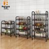 Hufeng Multi-layer Rolling Kitchen Storage Cart