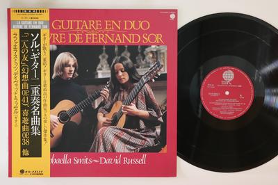 LP Record RAPHAELLA SMITS DAVID RUSSELL  Guitare En Duo Oeuvre De Fernand So KUX3265VPROMO OVERSEAS Japan Obi Classical Used