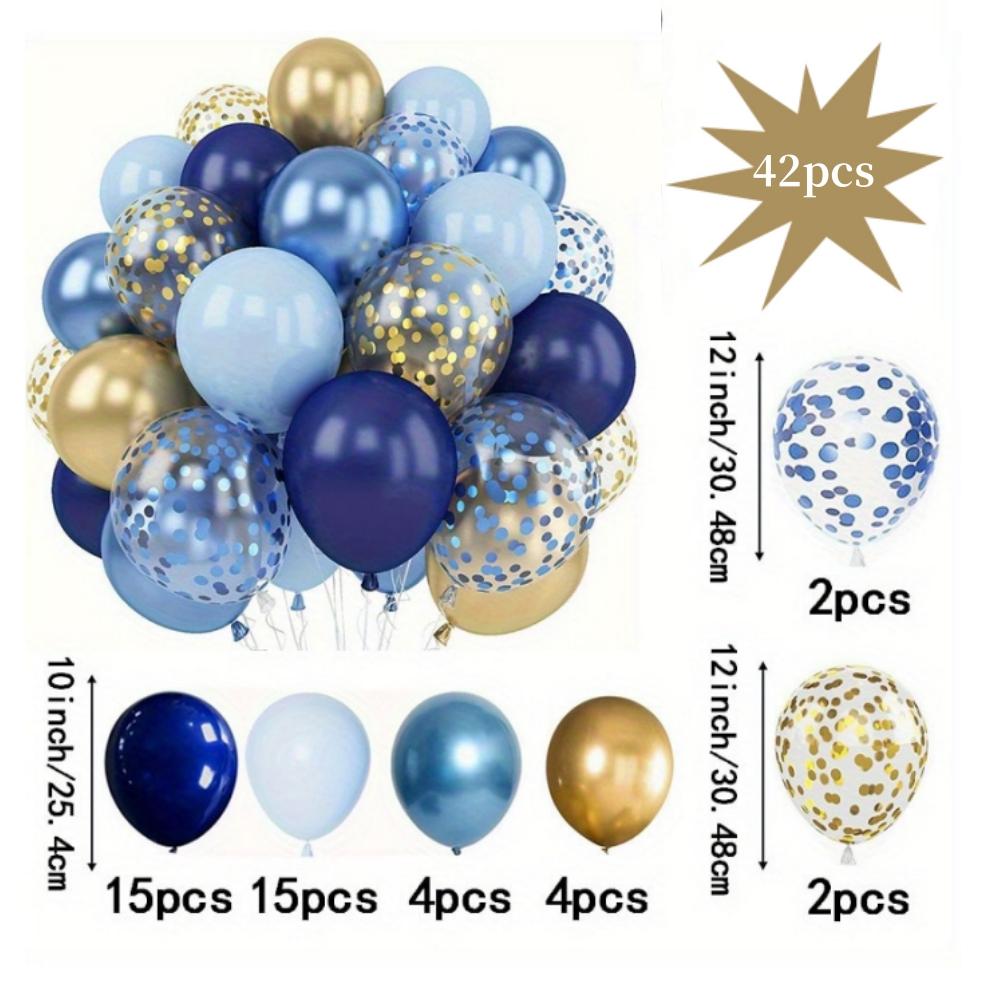 

42Pcs Blue Golden Balloon Party Decoration Balloon Birthday Farewell Party Balloon Suitable for Graduation Ceremony Birthday Par Other
