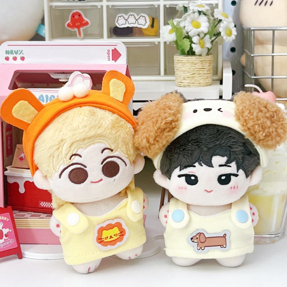 Strap Dress Doll Clothes Outfit Animal Doll Dress Up Set 10cm Cotton Doll Clothes  Children's Gift