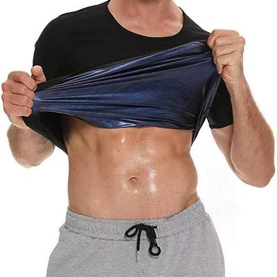 Shapewear Schwitzhose Bauchweg Sporttop Bierbauch Korsett Kurze Ärmel