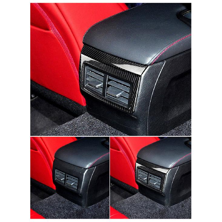 Carbon Fiber Interior Rear Air Vent Outlet Cover Trim For LEXUS IS250 IS350