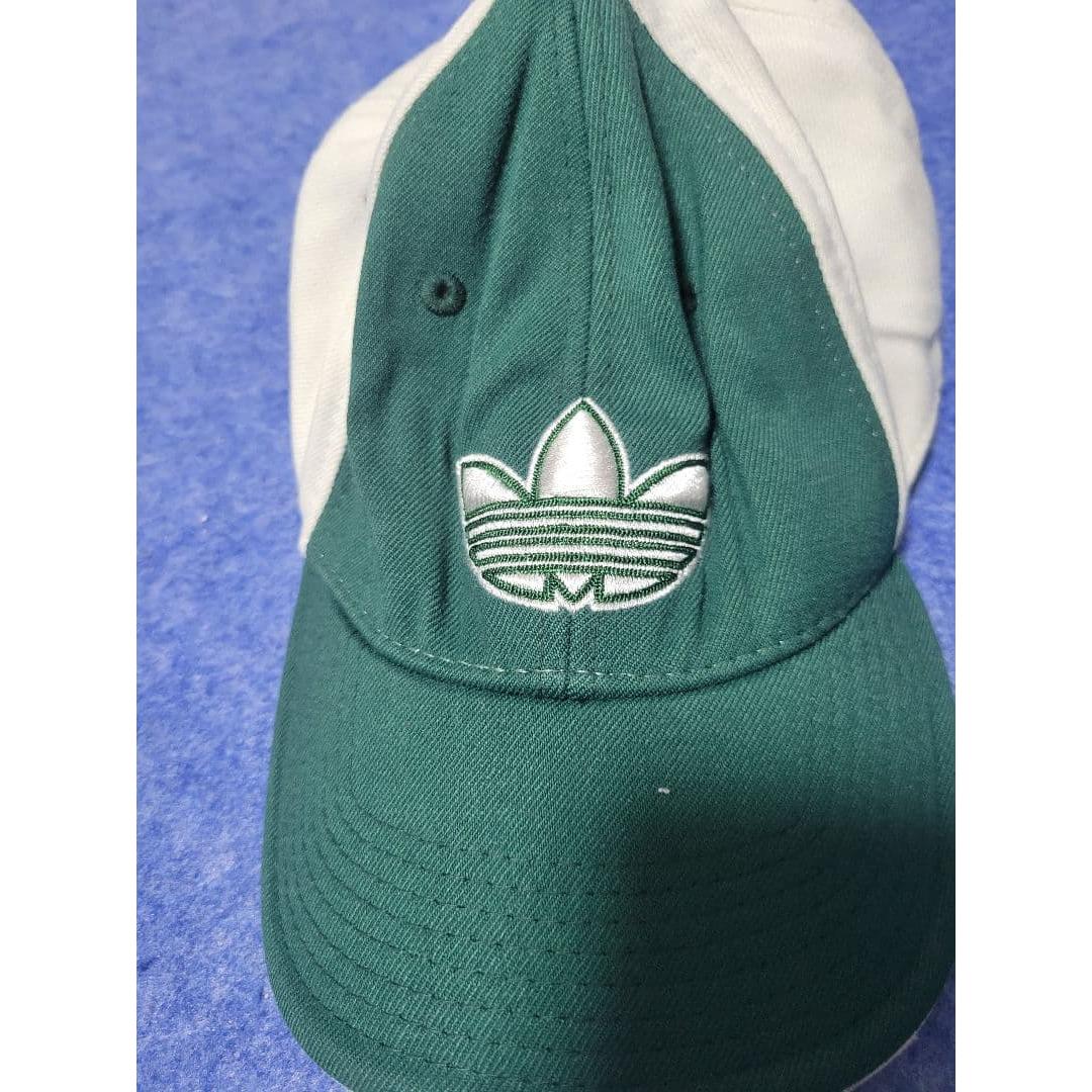 Used adidas Originals Trefoil Cap Green White