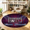Round Rug Custom NameLyon FC Pattern Non Slip Carpet Home Floor Decor