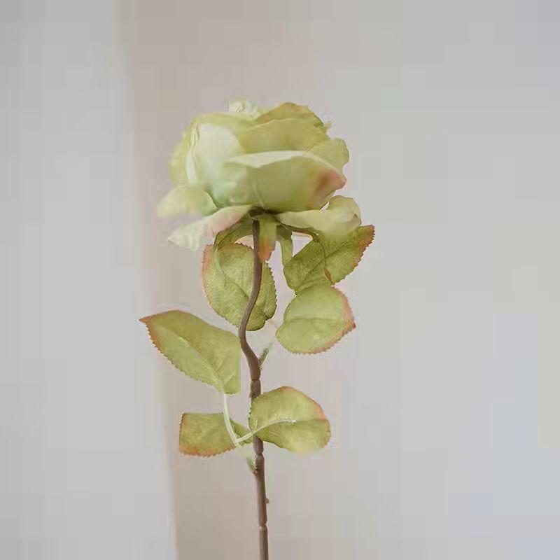 Simulated French Rose Home Soft Decoration Rose Fake Flower Hotel Simulated Flower Rose Display Wholesale