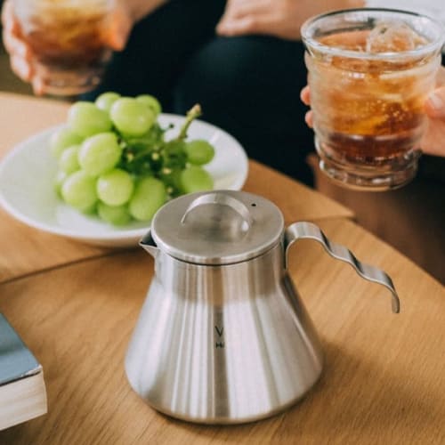 HARIO V60 Metal Coffee Server 500ml Silver O-VCSM-50-HSV