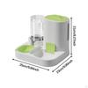 2 in 1 Automatic Pet Feeder Cat Bowl Food and Water Dispenser for Kitten Puppy