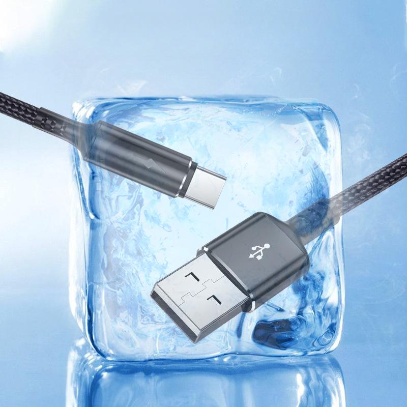 Apple Android Type-C Woven Fast Charging Data Cable, 25cm Short Cable, Dedicated Charging Cable For Power Bank