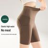 High Waist Women's Yoga Shorts with Pockets - Summer Thin Style, Tummy Control, Hip Lift, and Base Layer for Fitness and Cycling