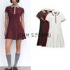 Spring New Women's Clothing Preppy Style Rib Lapel Short Dress 2180226 3067306 4661306