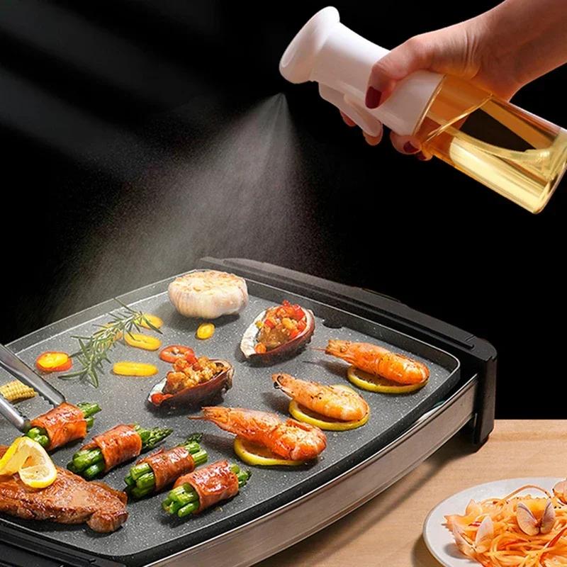 BBQ Cooking Olive Oil Sprayer Olive Oil Spray Kitchen Baking Oil Spray Empty Bottle Vinegar Bottle Dispenser Salad 500ML
