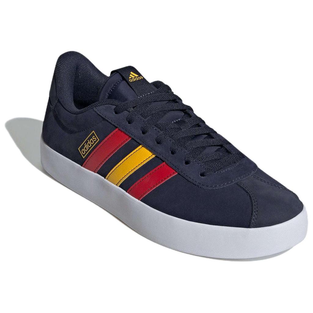Adidas Vl Court 3.0 Casual Komfortable Treningssko Sklisikre Slitesterke Lavtopp Skatesko Unisex Sneakers Blå Rød Gul IF4461