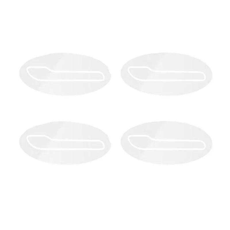 For Tesla Model 3 Y Juniper 2021-2025 Door Handle Scratch Protector-Inverted Door Handle Paint Protective TPU Film Car Clothing