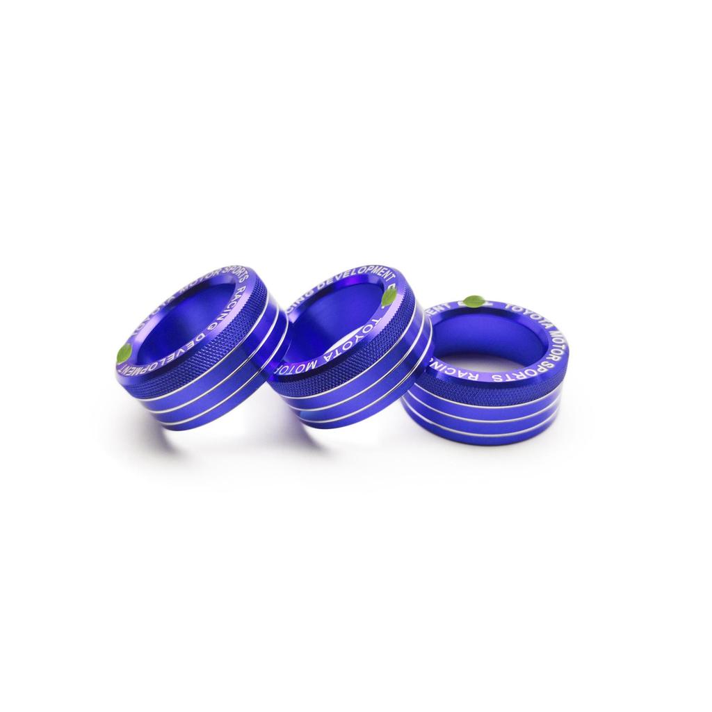 Decorative AC Knob Ring for GT86/Subaru BRZ - Fits 20 Models with Logo On Center Console.