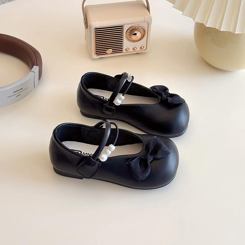 

Fashion Mary Janes Shoes For Baby Butterfly Girls Flats Soft Singe Shoes For Kids Girls PU Leather Shoes 24
