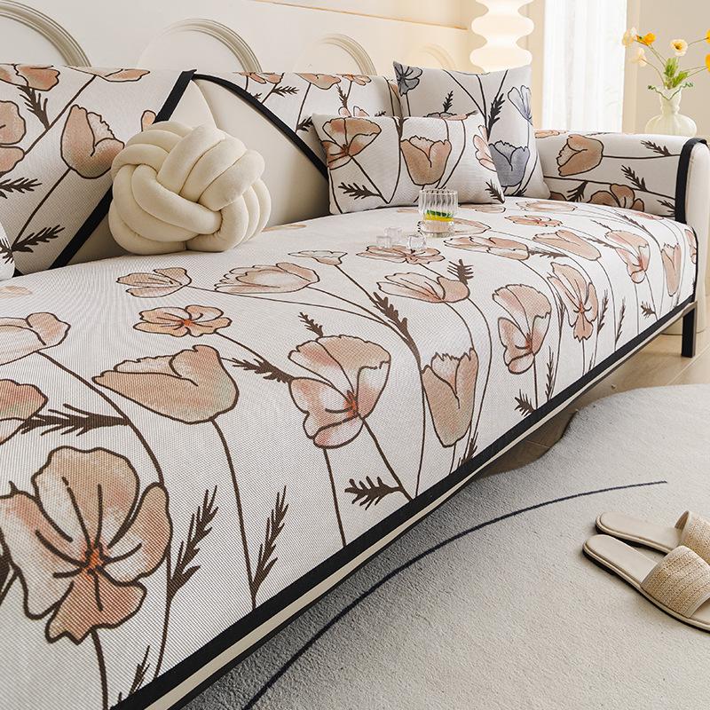 Summer Cool Sofa Cover  New Simple High-End Cool Sofa Seat Cushion Full Cover Sofa Towel