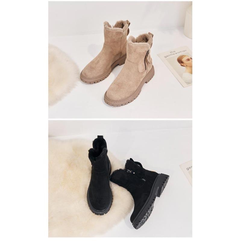 Women's Snow Boots 2025 Winter New Arrival Fleece-Lined Women's Shoes Warm Boots Thickened Cotton Shoes Women's Boots